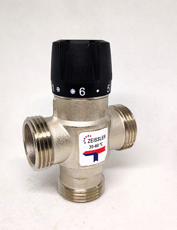 Термостатический смесительный клапан 1&quot; НР 35-60°С KV 2,5, арт.ZSm.412.256006