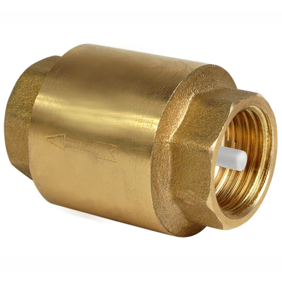 Обратный клапан с металлическим штоком TIM, 1 1/4&quot; гайка - гайка,JH-1013