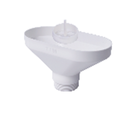 Приемная воронка  овальная , выход 1 1/2", BAP0106