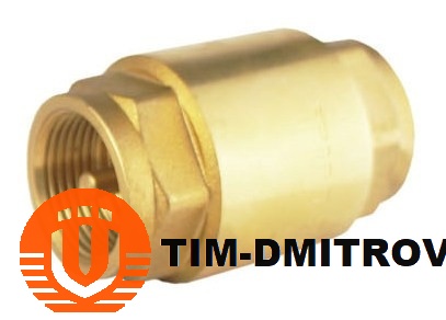 Обратный клапан с металлическим штоком TIM, 2&quot; гайка - гайка,JH-1015