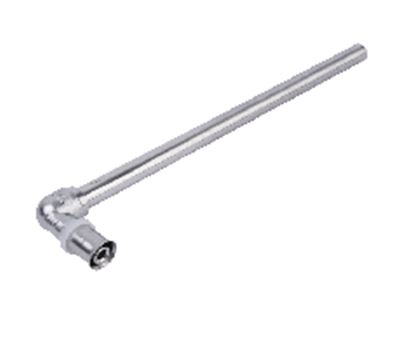 Пресс-фитинг – угольник с хромированной трубкой прямой  20  х 15 мм, 30 см, F-L2015-30