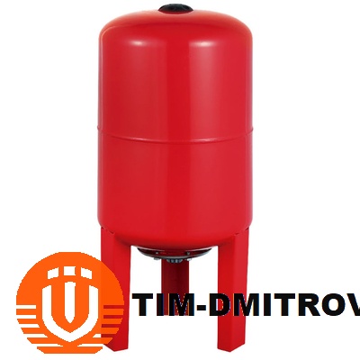 Мембранный расширительный бак для систем горячего водоснабжения и отопления TIM, 50Л, VCF-50LD