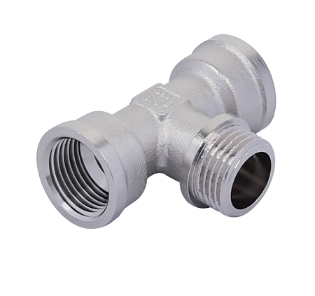 Тройник переходной никелированный 3/4г*1/2ш*3/4г (ZEISSLER) ZSr.163.07545