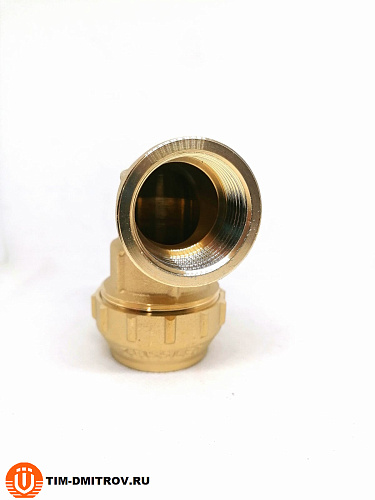 Угольник с внутренней резьбой для труб ПНД 32*1 ,ZSr.152.013206