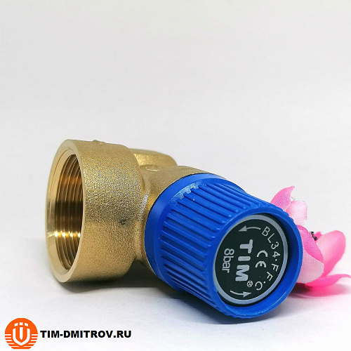 Предохранительный клапан для систем водоснабжения 8 bar - 3/4*1 г/г  BL34FF-C-8