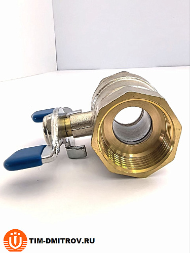 Кран шаровой эконом класса 3/4" г-г бабочка TIМ V03FF-1