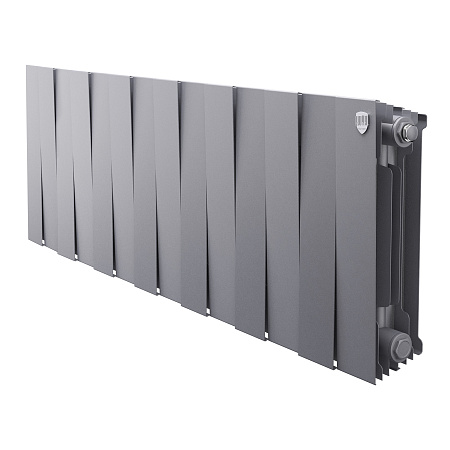 Радиатор биметаллический Royal Thermo PianoForte 300 Серебристый - 14 секц.