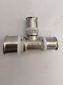 Пресс-фитинг (тройник) никелированный 26*20*20 TIM, F-T262020N