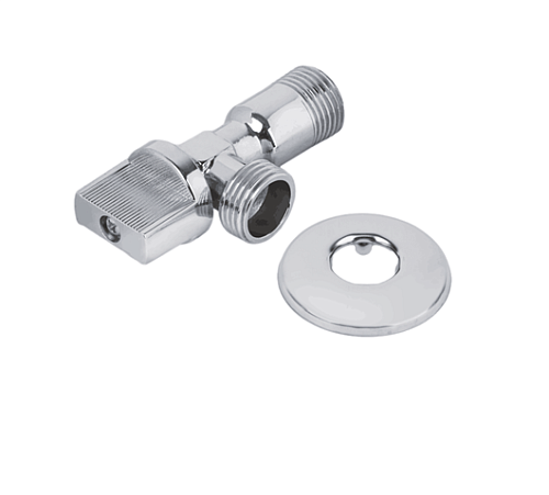 Кран шаровой угловой 1/2&quot;х1/2&quot; ш с  отражателем  хром, арт.BL5832A