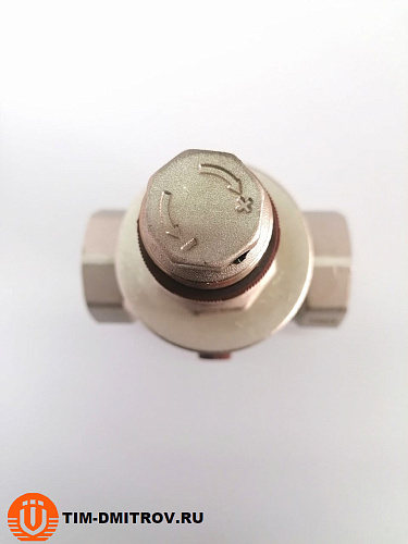 Редуктор давления под манометр 1 1/2", никелированная латунь, TIM BL2806B