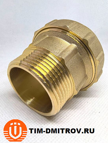 Муфта с наружной резьбой для труб ПНД 40*11/4" ,ZSr.151.024007