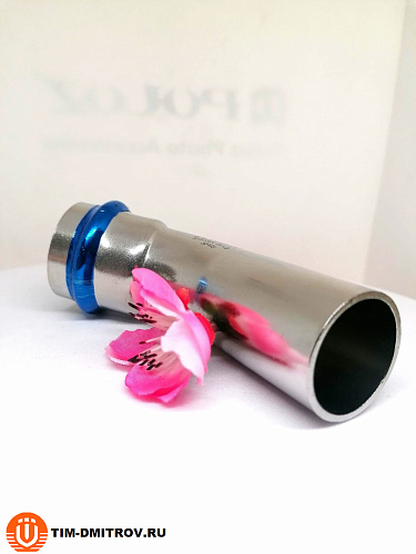 Однораструбный пресс-угольник 45° из нержавеющей стали 28*28 ZTI.558.002828