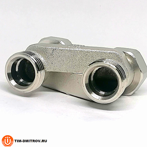 Узел подключения радиатора перекрестие Х-образное ;3/4&quot;х3/4&quot;EK, арт.RBX501.03