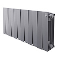 Радиатор биметаллический Royal Thermo PianoForte 300 Серебристый - 12 секц.