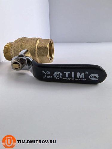 Кран шаровой TIM (рычаг), 3/4" Г-Ш,DE1204
