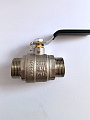 Кран шаровой никелированный 3/4" ш-ш рычаг TIM DE1206X
