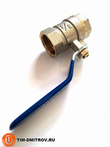 Кран шаровой эконом класса 3/4" г-г рычаг TIМ V03FF-2