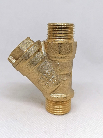 Фильтр грубой очистки 1/2 ш/ш косой латунный TIM ,BL5800C