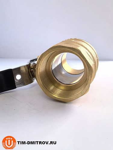 Кран шаровой TIM (рычаг), 1 1/4" Г-Ш, DE1209
