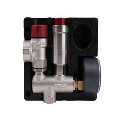 Группа безопасности котла 3/4", латунь,до 50 кВт  с термоизоляцией, ZSg.414.0105N