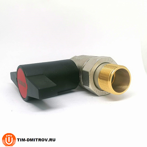 Шаровый кран с американкой маховик пластмассовый  3/4" ZSv.201.0305N