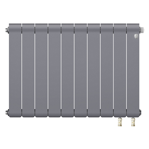 Радиатор биметаллический Royal Thermo Infinity 500 Silver Satin VR80 - 10 секц.