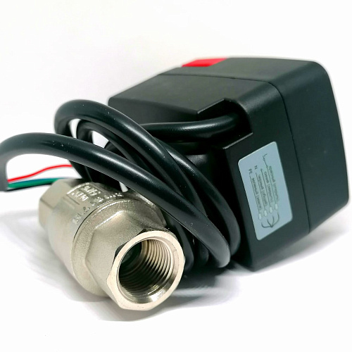 Кран шаровой с электроприводом 220в 1/2 ZEISSLER ZSv.1300.1104