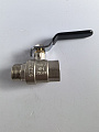 Кран шаровой никелированный STRONG 1/2" г-ш рычаг TIM DE1201X