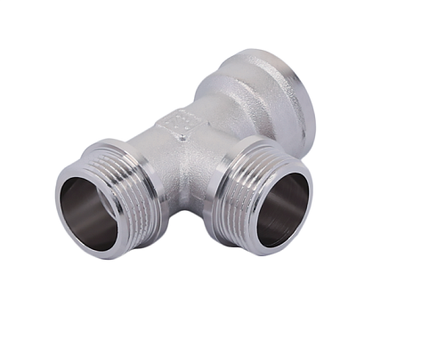 Тройник никелированный 3/4F*3/4F*3/4M (ZEISSLER) ZSr.163.0605