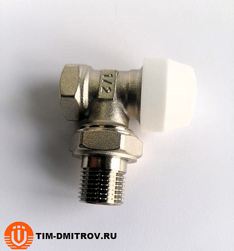 Клапан радиаторный термостатический угловой 1/2&quot; TIM RVS505.02