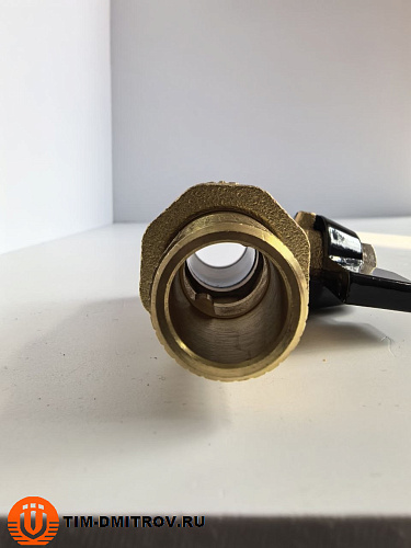 Кран шаровой с американкой бабочка, полный проход TIM, 1/2", Г/Ш DE1231