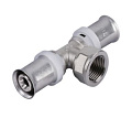 Пресс-фитинг. Тройник  никелированный 26* 3/4" г * 26, арт.F-T2603FN