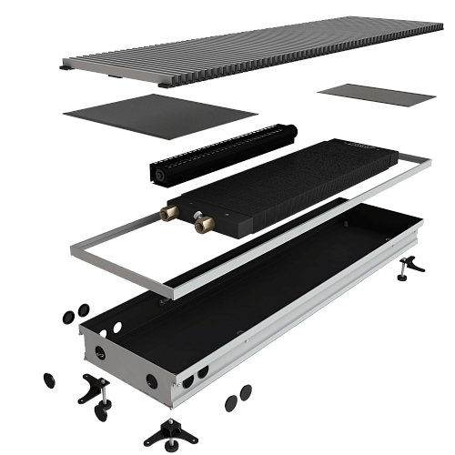 Конвектор внутрипольный Askon (без вентилятора) КВП 65/150/3800