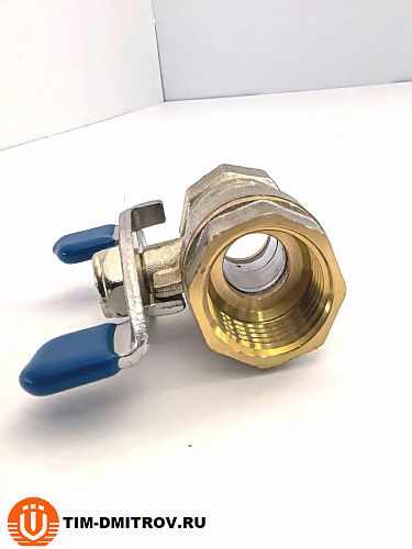 Кран шаровой эконом класса 1/2" г-г бабочка TIМ V02FF-1