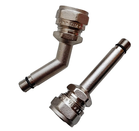 Жесткая подводка для смесителя 16-ц* M10 TIM ,арт.C-KM1610