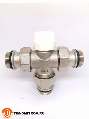Трехходовой разделительный клапан под термоголовку 3/4&quot; НР BL8803A