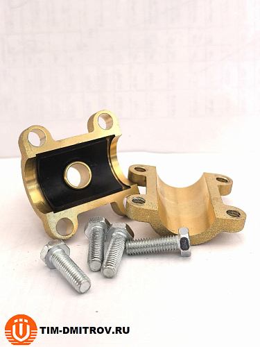 Врезка в трубу (водоотвод) латунная TIM 1/2" х 1/2" х 1/2",арт.ST222