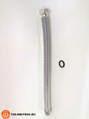 Подводка редукционная из нерж. стали сильфонного типа 1" г/ш (500-1000мм) C-H500-044MF