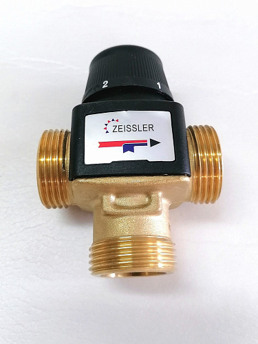 Термостатический смесительный клапан Zeissler 1 НР 30-70°С KVs 3.2, BL3150C04