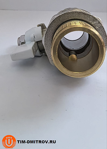 Кран шаровой с американкой усиленный латунный 3/4" г-ш бабочка TIM DE1232N