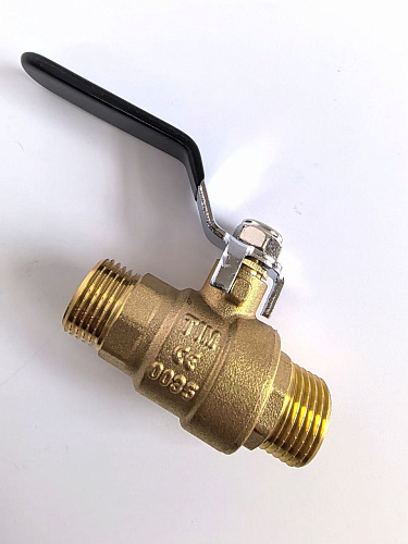Кран шаровой TIM (рычаг), 1/2" Ш-Ш,DE1203