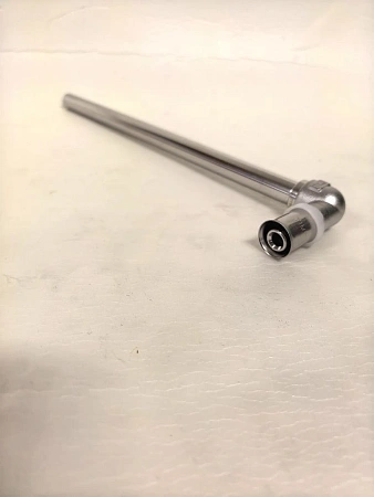 Пресс-фитинг.Угольник с хромированной трубкой прямой 16 х 15 мм, 30 см, F-L1615-30