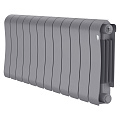 Радиатор биметаллический Royal Thermo Infinity 300 Silver Satin - 12 секц.