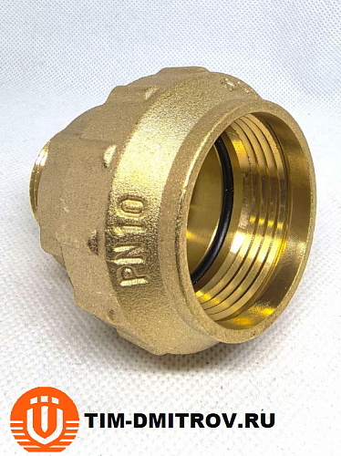 Муфта с наружной резьбой для труб ПНД 40*1" ,ZSr.151.024006