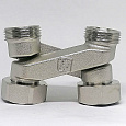 Узел подключения радиатора перекрестие Х-образное ;3/4&quot;х3/4&quot;EK, арт.RBX501.03