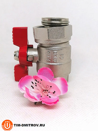 Кран шаровой с накидной гайкой  3/4*1 г, арт.BV209-C34FN