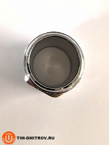 Ниппель хромированный 3/4"x3/4", K-SM033