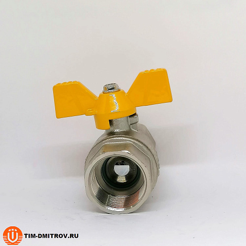 Кран шаровой для газа TIM DE113H ВР-ВР 3/4&quot; бабочка