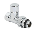 Запорный радиаторный клапан , 1/2" ВР-НР, прямой,хромированный, арт.ZSv.214.02CP