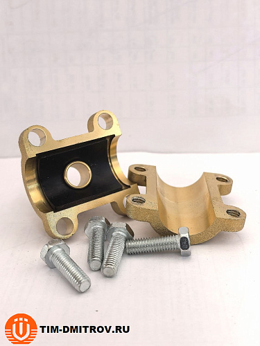 Врезка в трубу (водоотвод) латунная TIM 1/2" х 1/2" х 1/2",арт.ST222